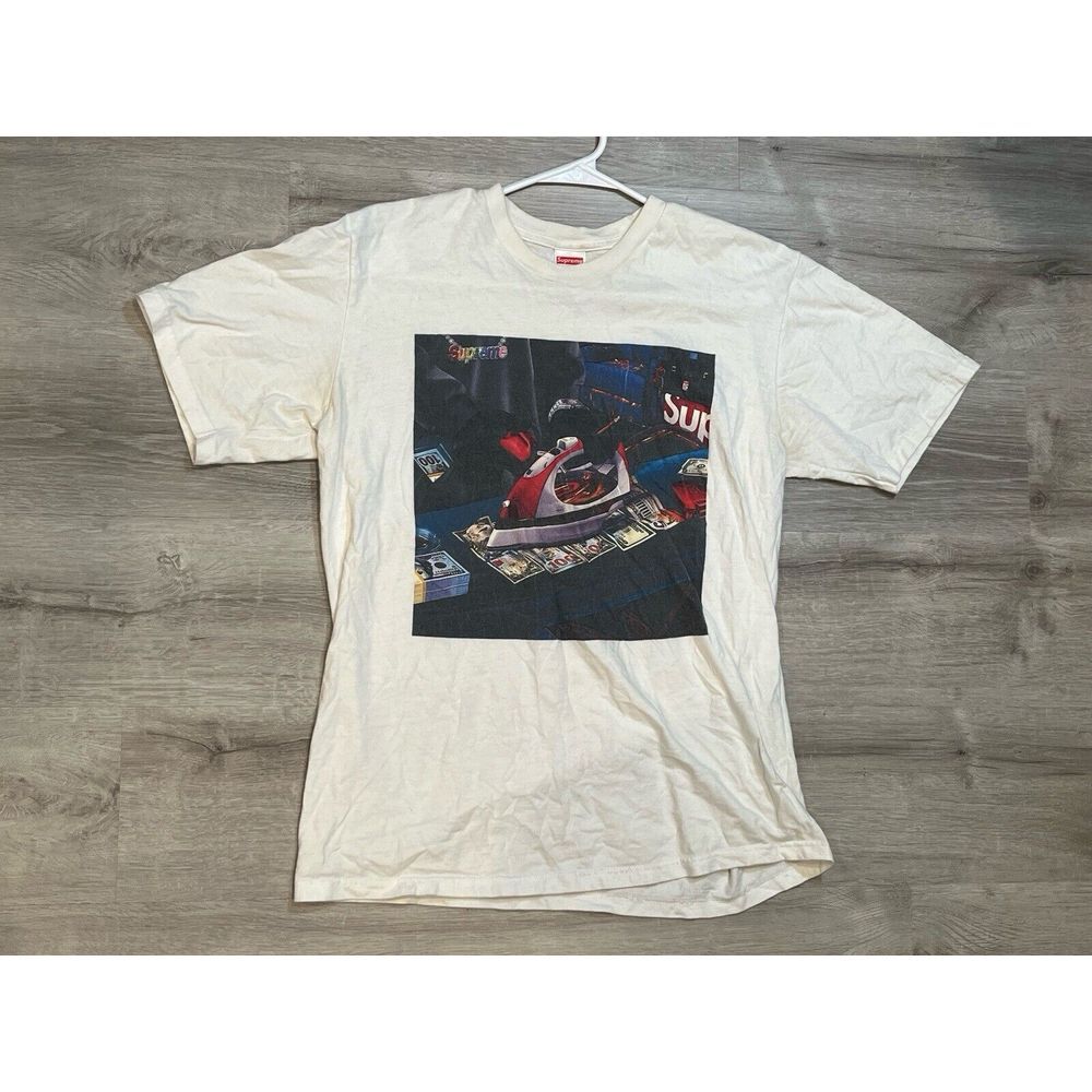SS22 SUPREME GAS ALWAYS OPEN BOX LOGO‎ TEE T SHIRT WHITE SZ Medium
